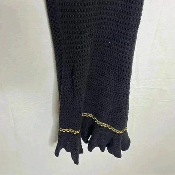 Free people crotchet black halter dress - Picture 10 of 12